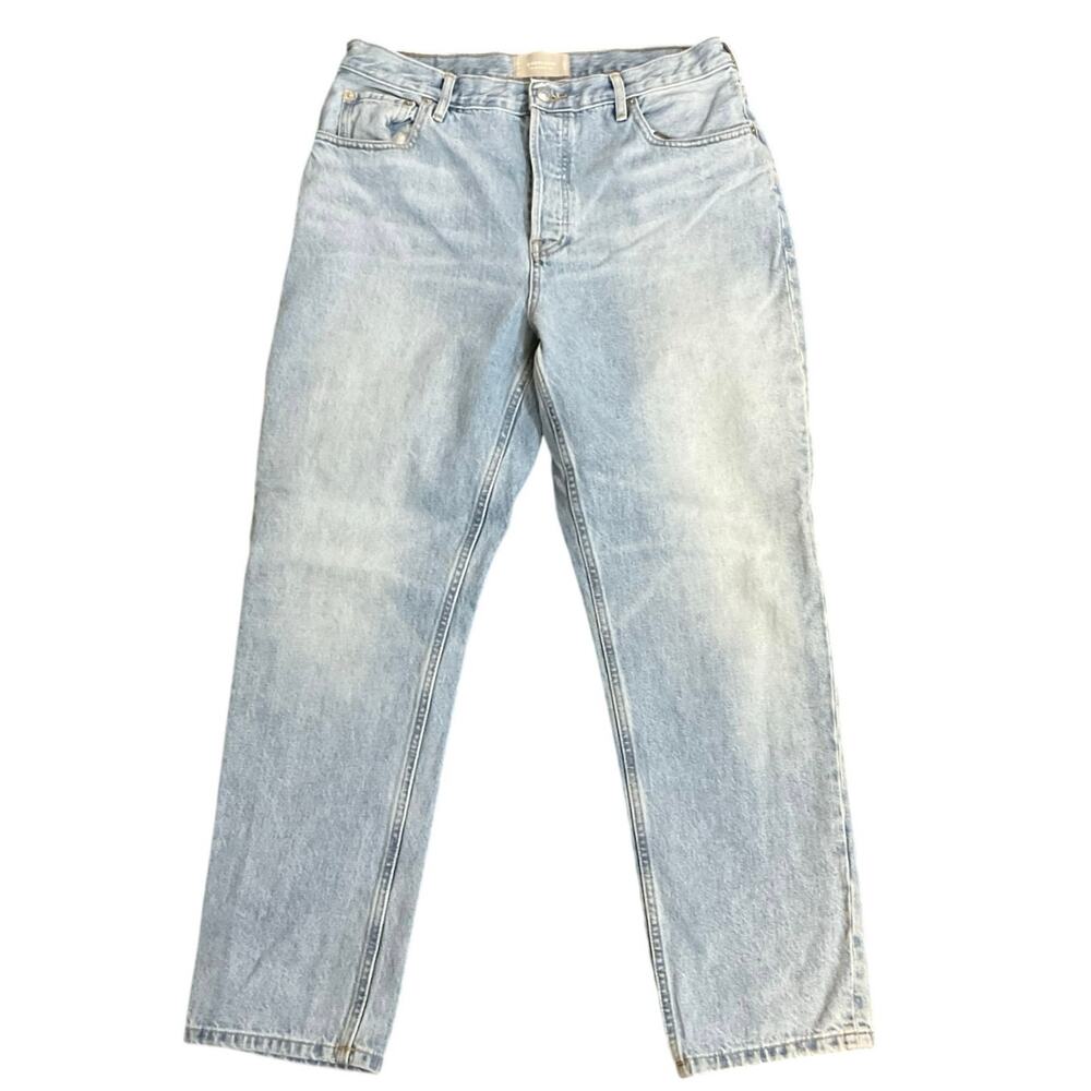 Everlane Light Wash Straight Leg Jeans